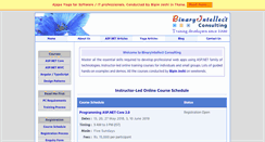 Desktop Screenshot of binaryintellect.com
